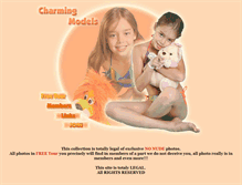 Tablet Screenshot of charming-models.com